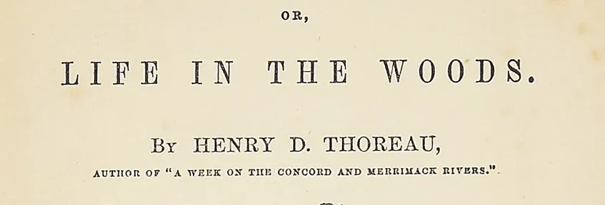 Un viaje a través de ‘Walden’ de Thoreau